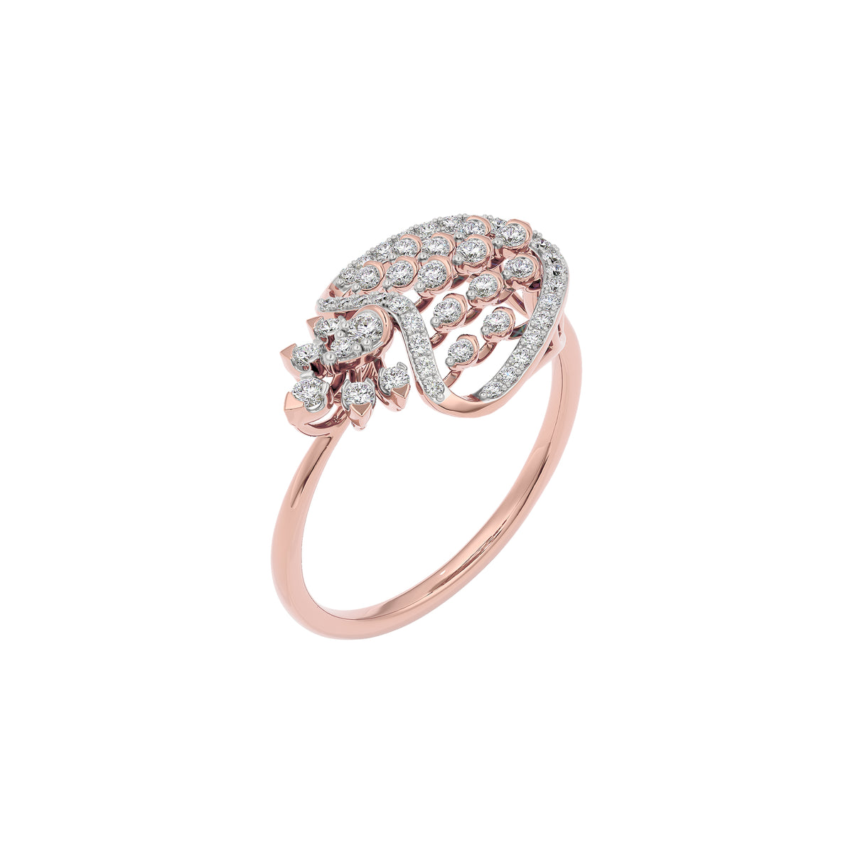 Elena Diamond Ring 18 KT / Rose Gold / 22
