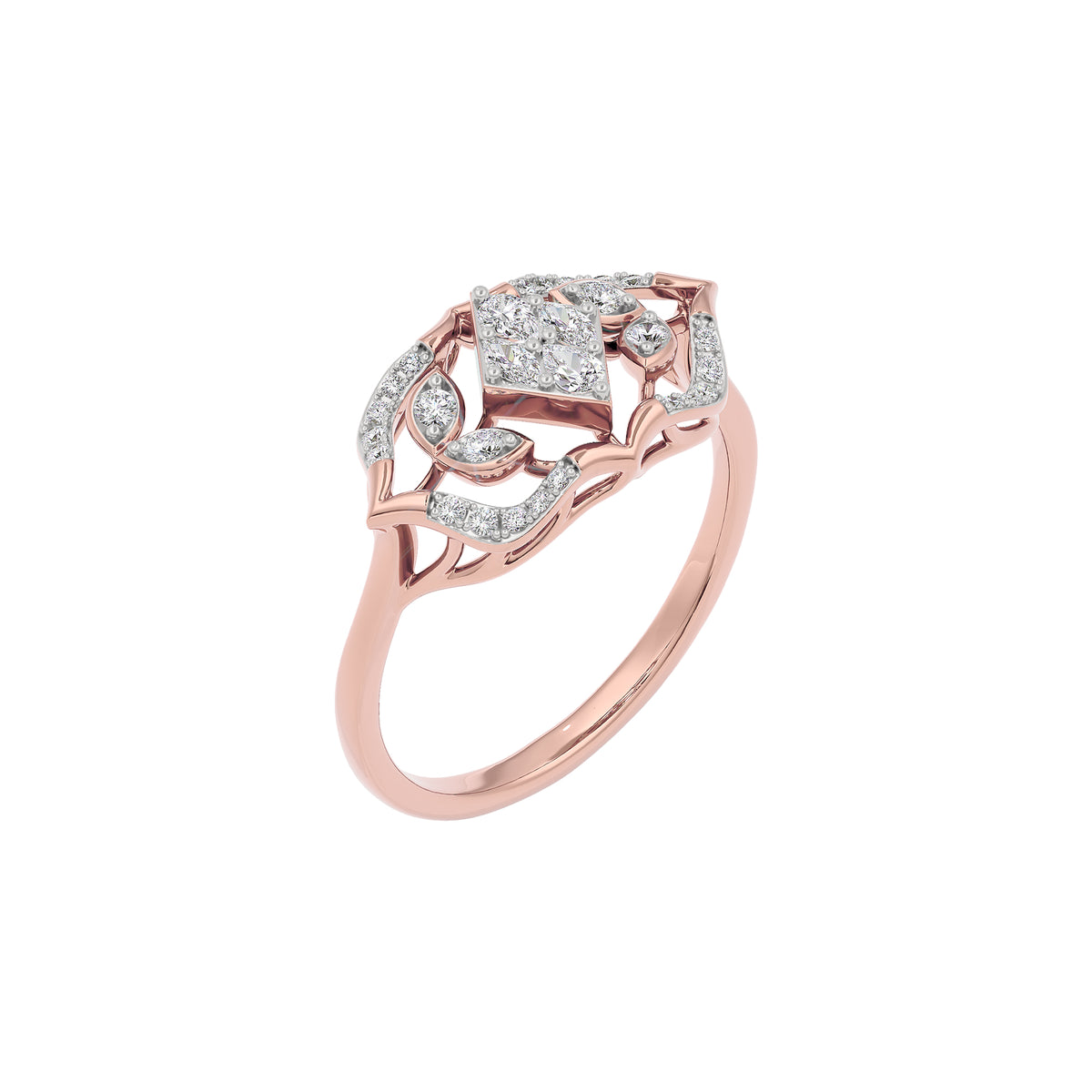 Calla Diamond Ring 18 KT / Rose Gold / 22