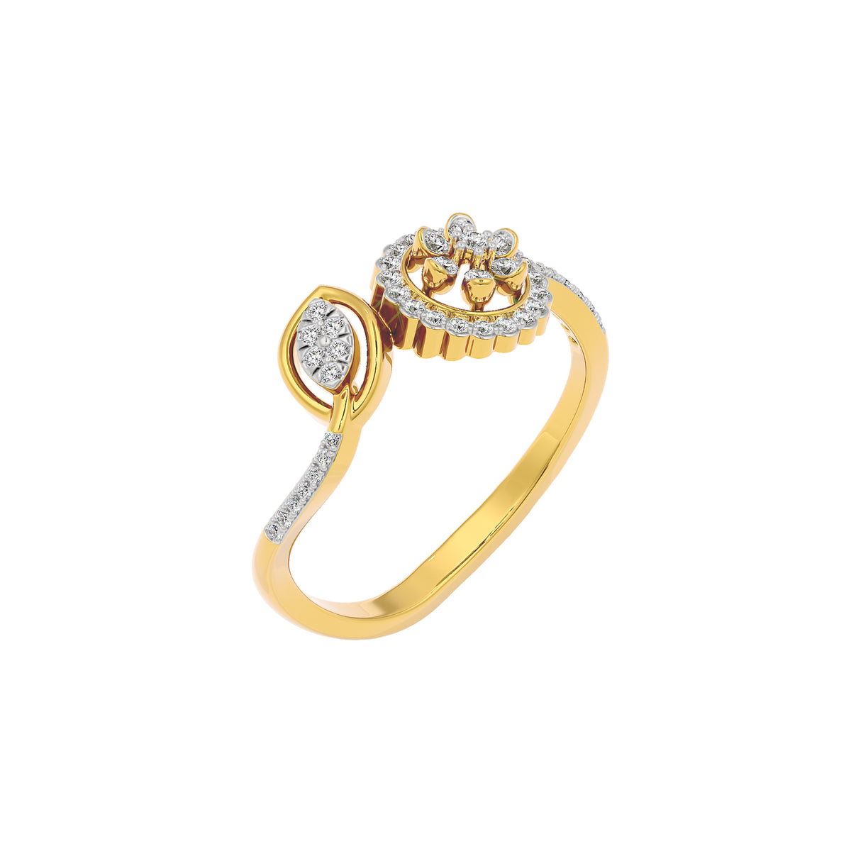Maya Diamond Ring 18 KT / Yellow Gold / 22