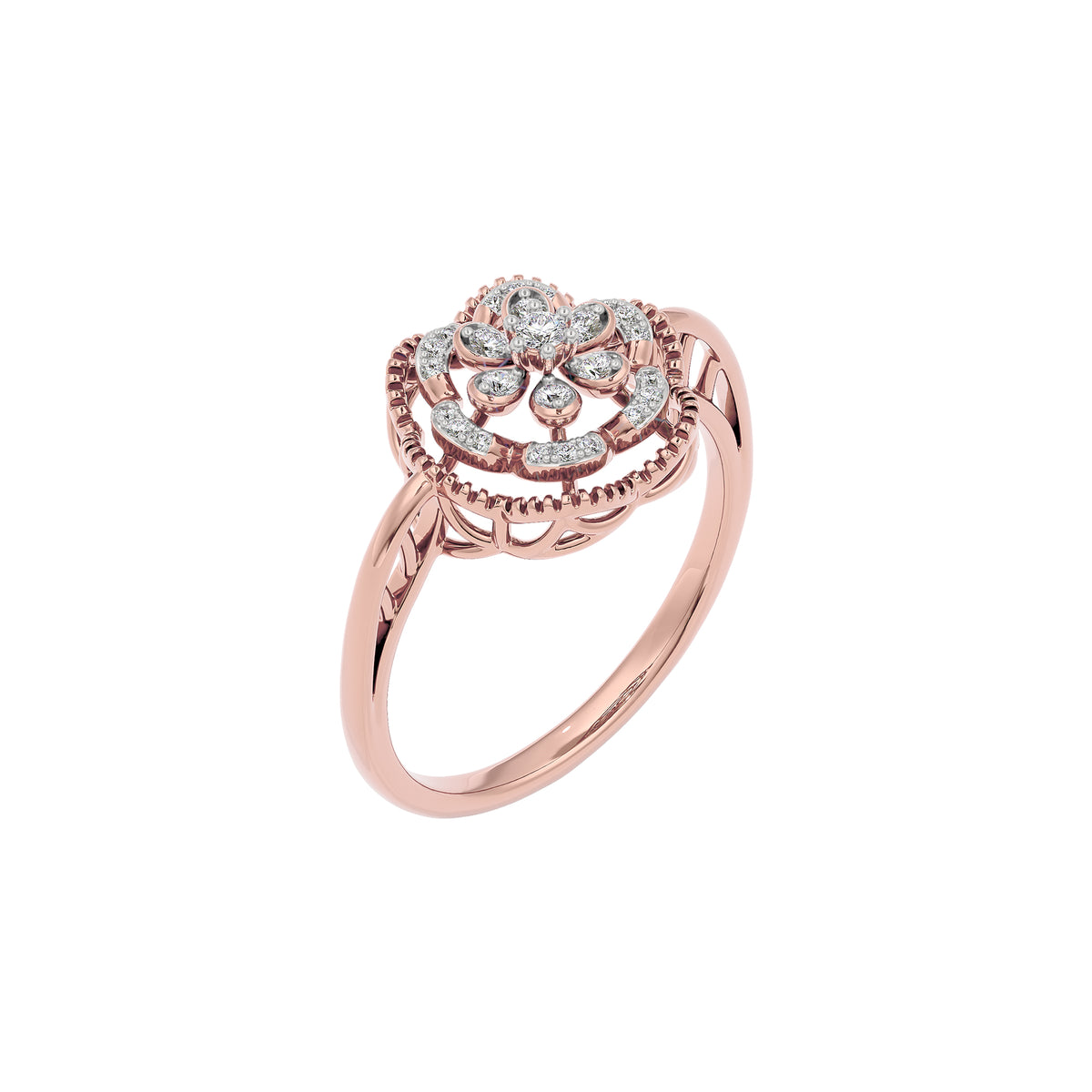 Astrid Diamond Ring 18 KT / Rose Gold / 22