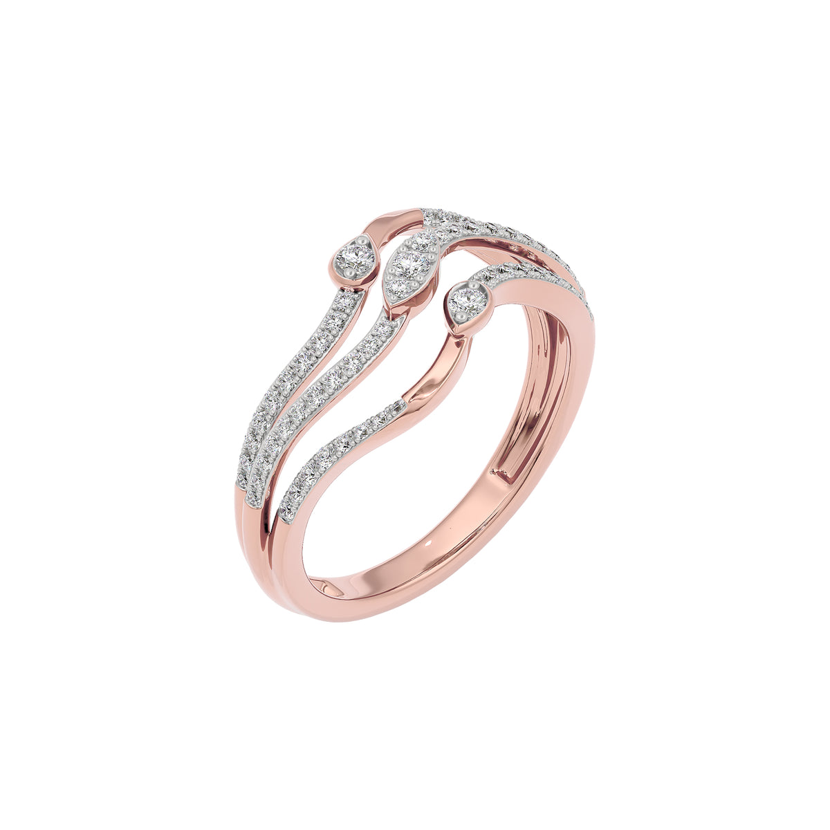 Venus Diamond Ring 18 KT / Rose Gold / 22