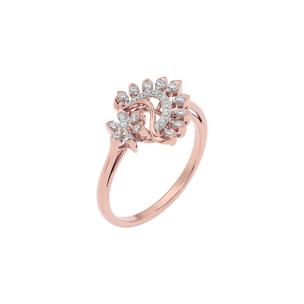 Sirius Diamond Ring 18 KT / Rose Gold / 22