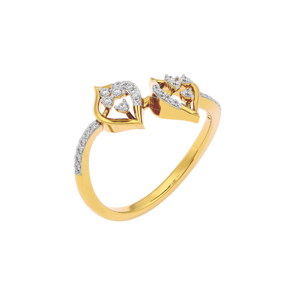 Meira Diamond Ring 18 KT / Yellow Gold / 22