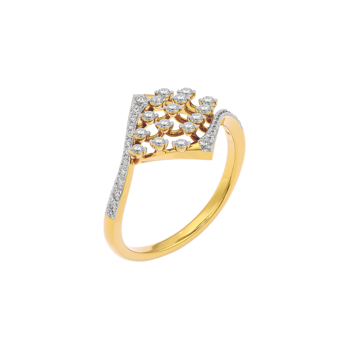Anwar Diamond Ring 18 KT / Yellow Gold / 22