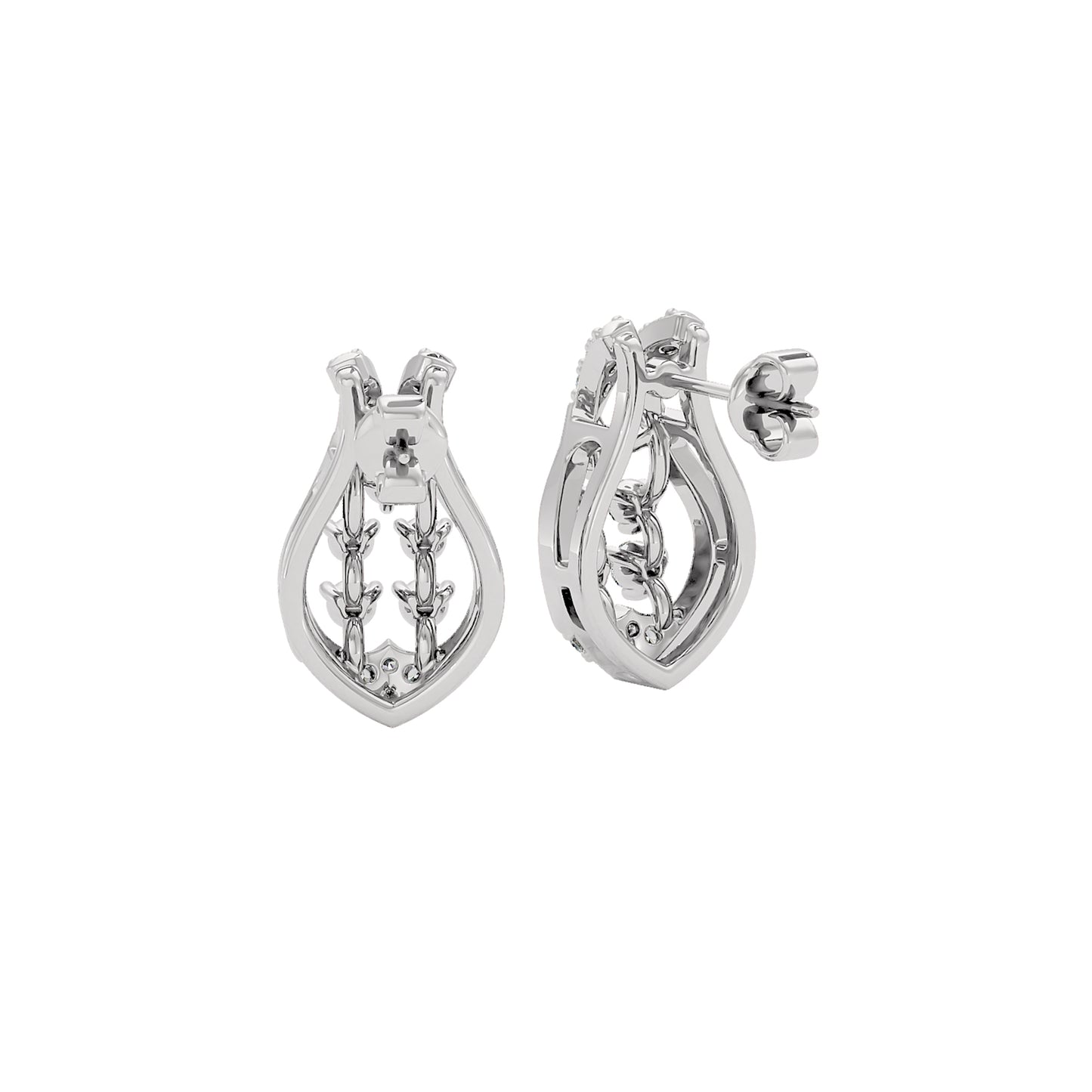 Gabrielle Diamond Earrings 18 KT / White Gold