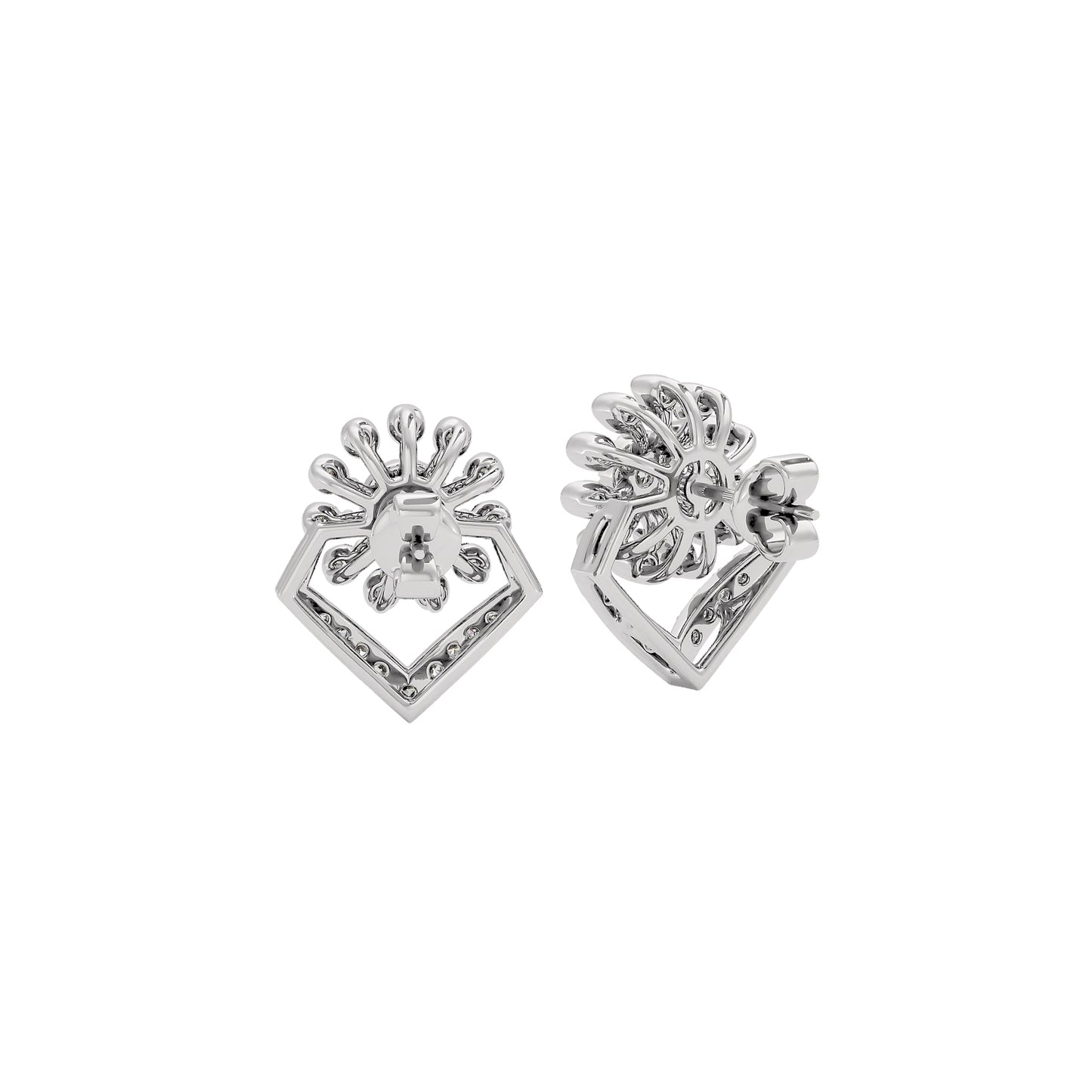 LiteLuxe Diamond Earrings 18 KT / White Gold