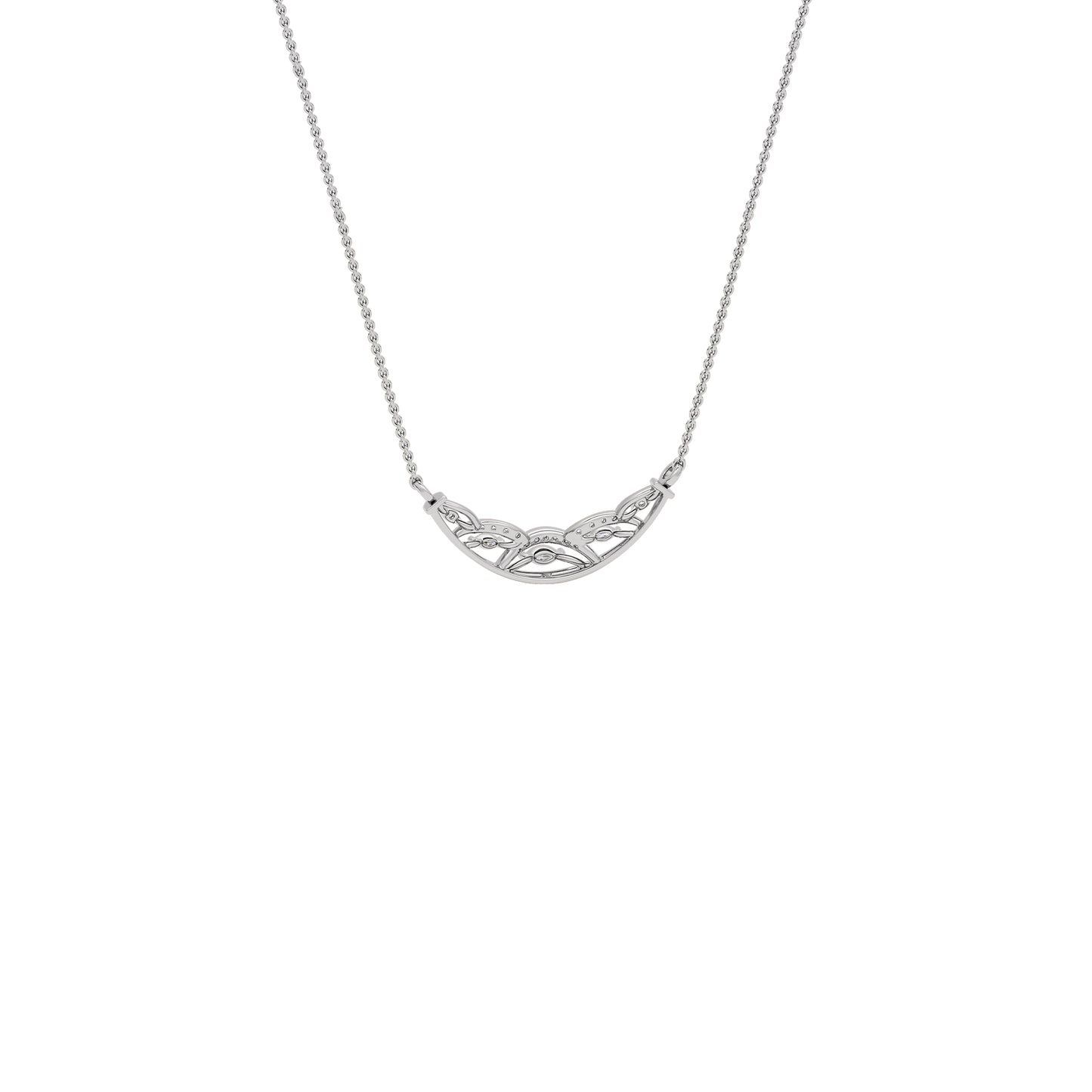 Tejas Diamond Mangalsutra 18 KT / White Gold