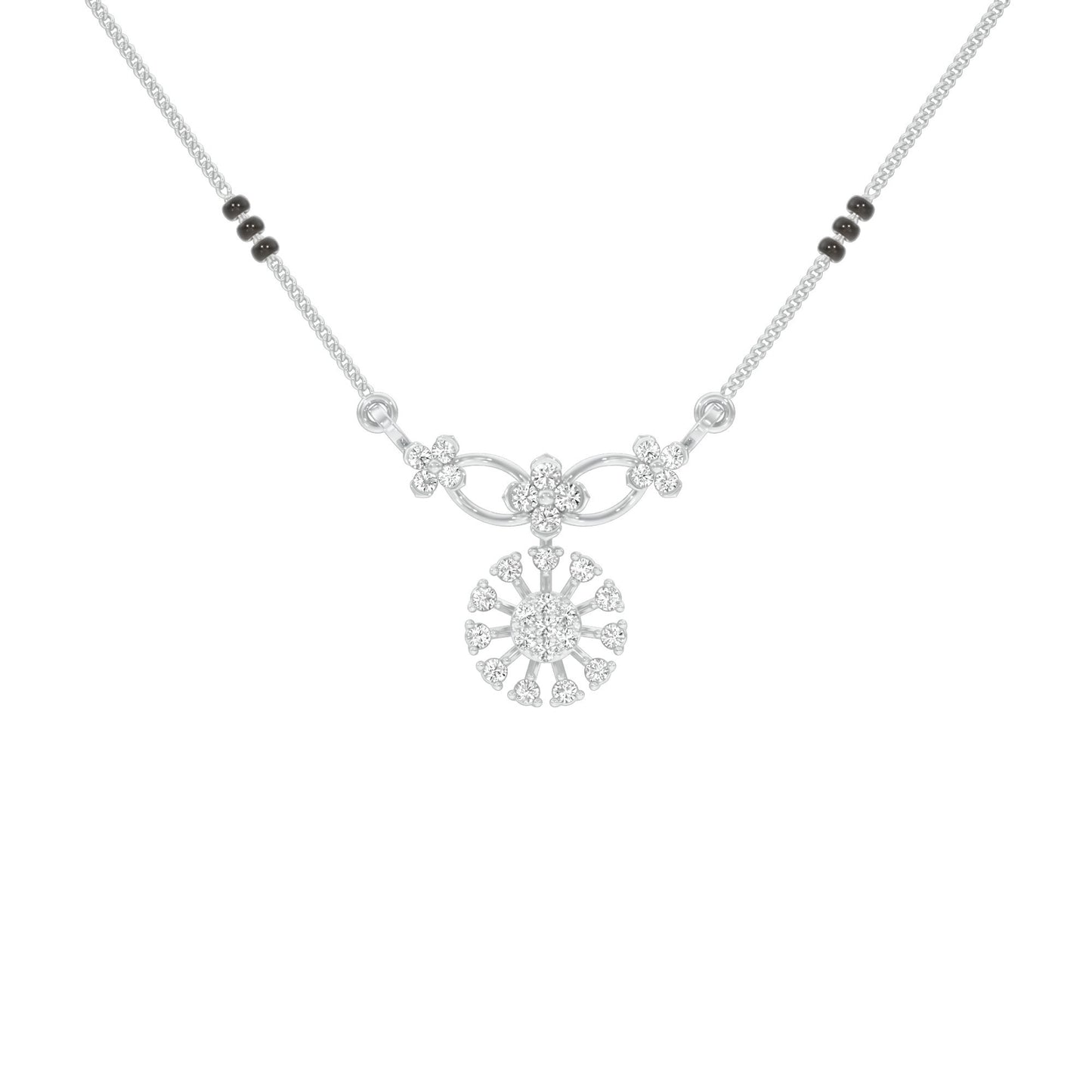 Tara Diamond Mangalsutra 18 KT / White Gold