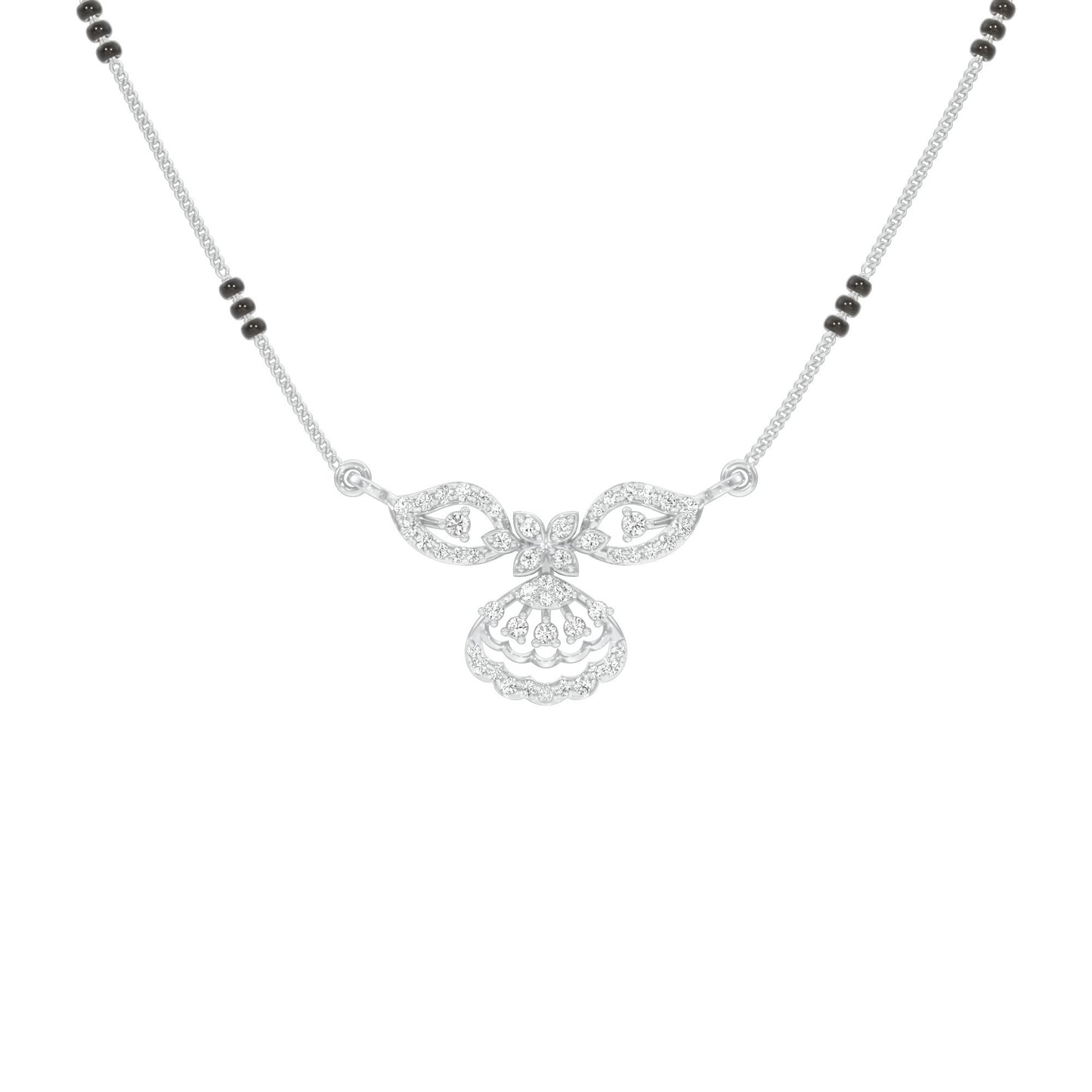 Teja Diamond Mangalsutra 18 KT / White Gold