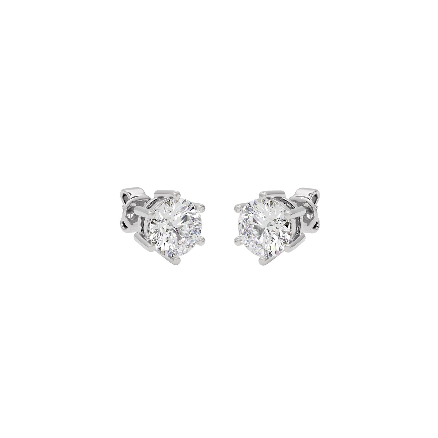Luxe Luminaire Diamond Earrings 18 KT / White Gold