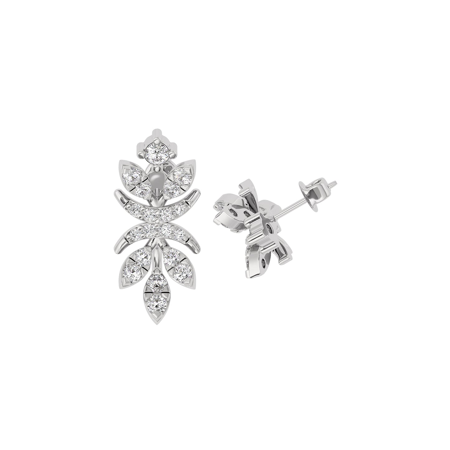 Crystal Breeze Diamond Earring 18 KT / White Gold