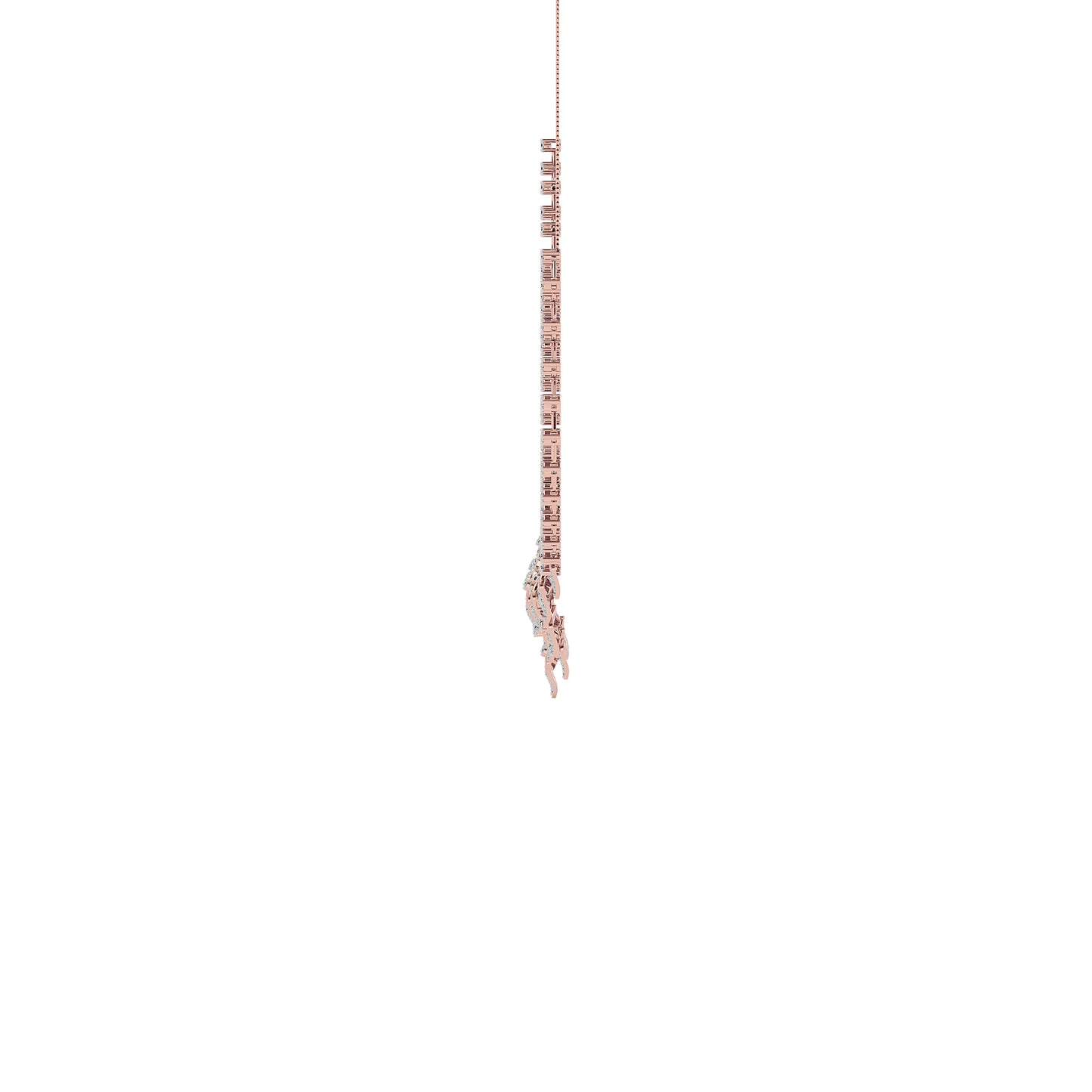 Crystal Mirage Diamond Necklace 18 KT / Rose Gold