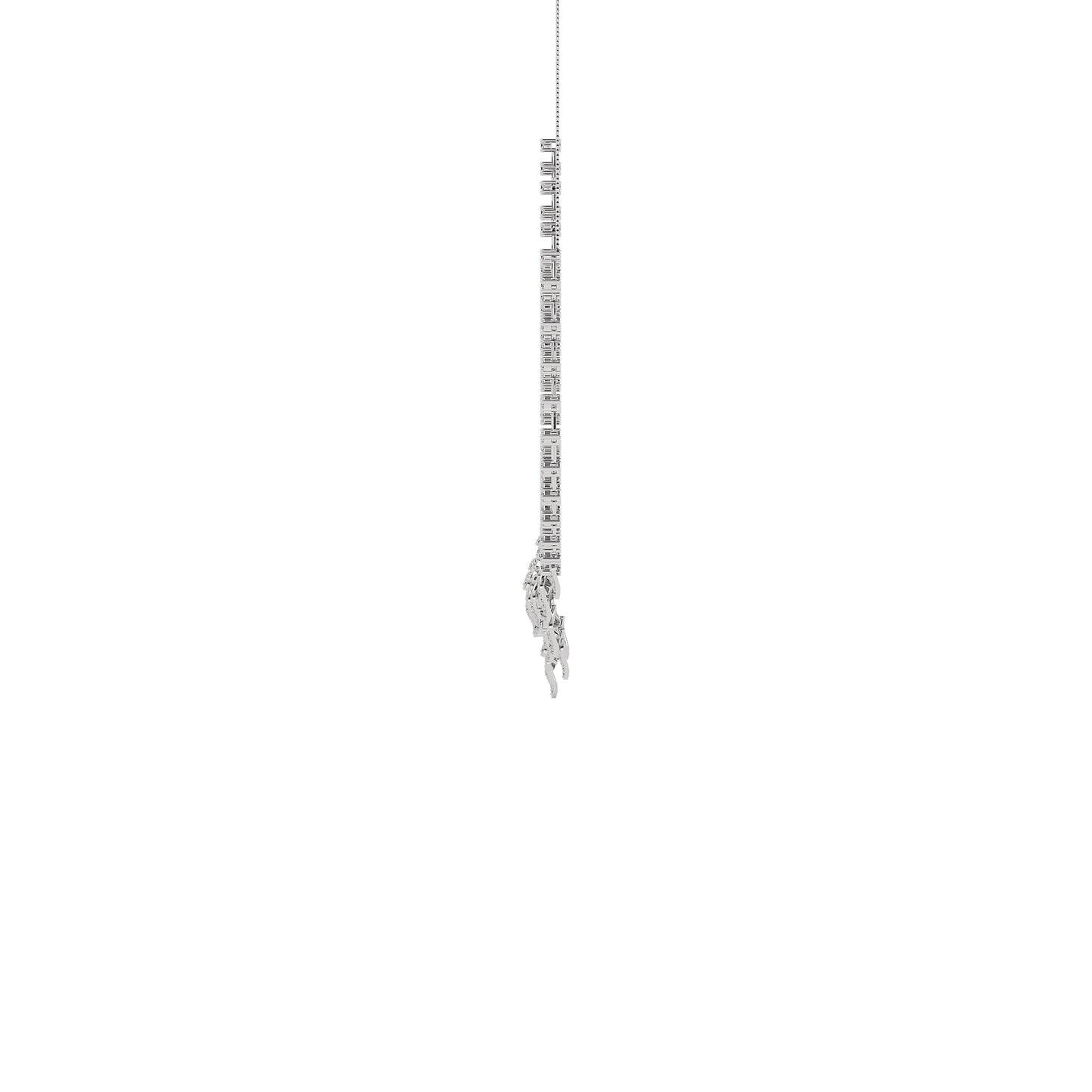 Crystal Mirage Diamond Necklace 18 KT / White Gold