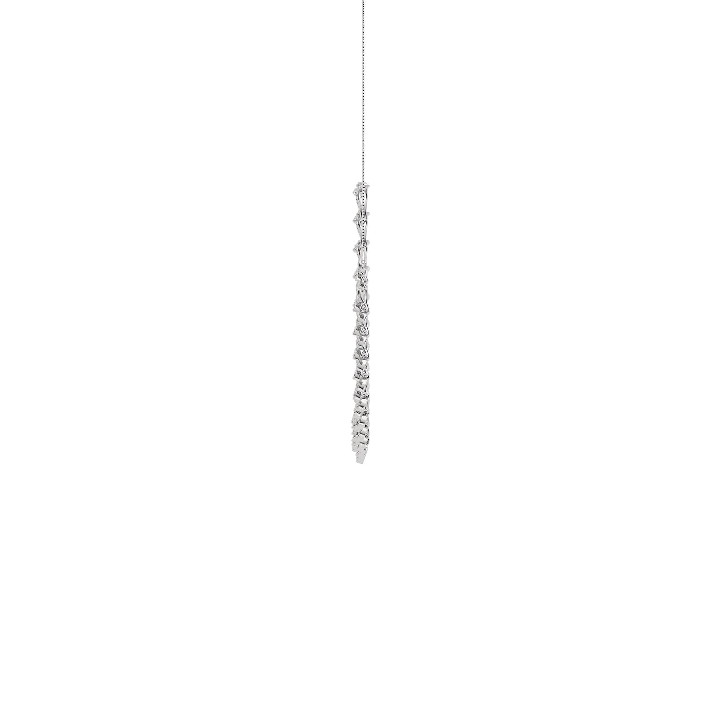 Velvet Mirage Diamond Necklace 18 KT / White Gold