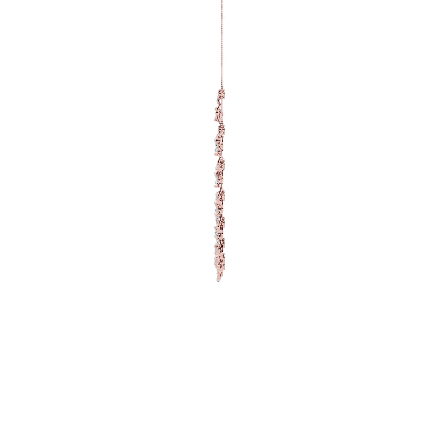 Timeless Lush Diamond Necklace 18 KT / Rose Gold