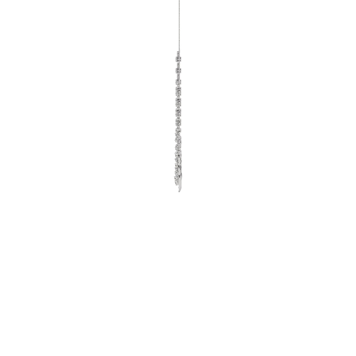 Jewel Embrace Diamond Necklace 18 KT / White Gold
