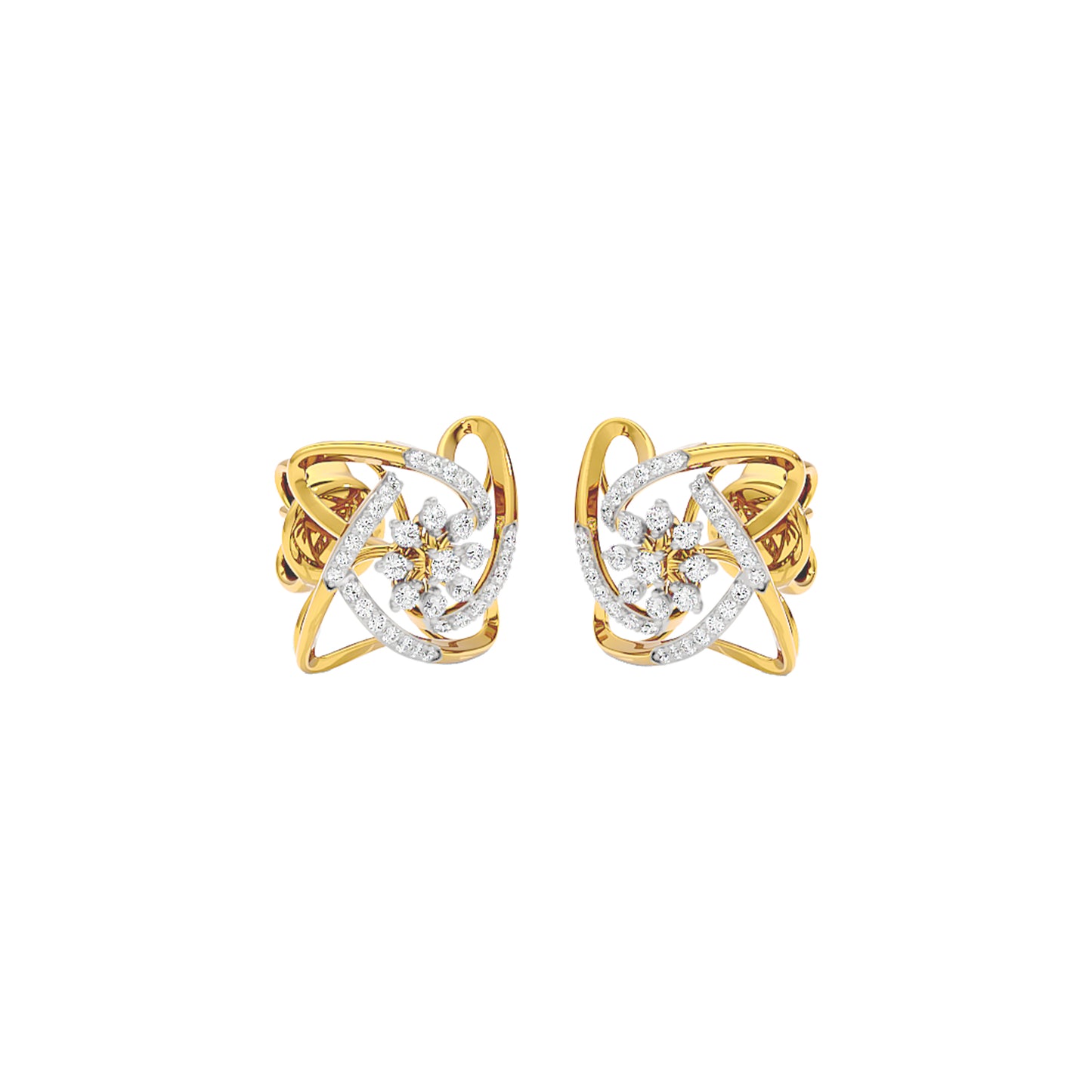 The Alchemist Diamond Earrings 18 KT / Yellow Gold