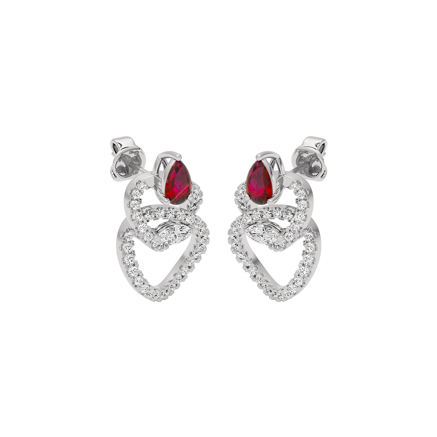 Enlighten Diamond Earrings 18 KT / White Gold