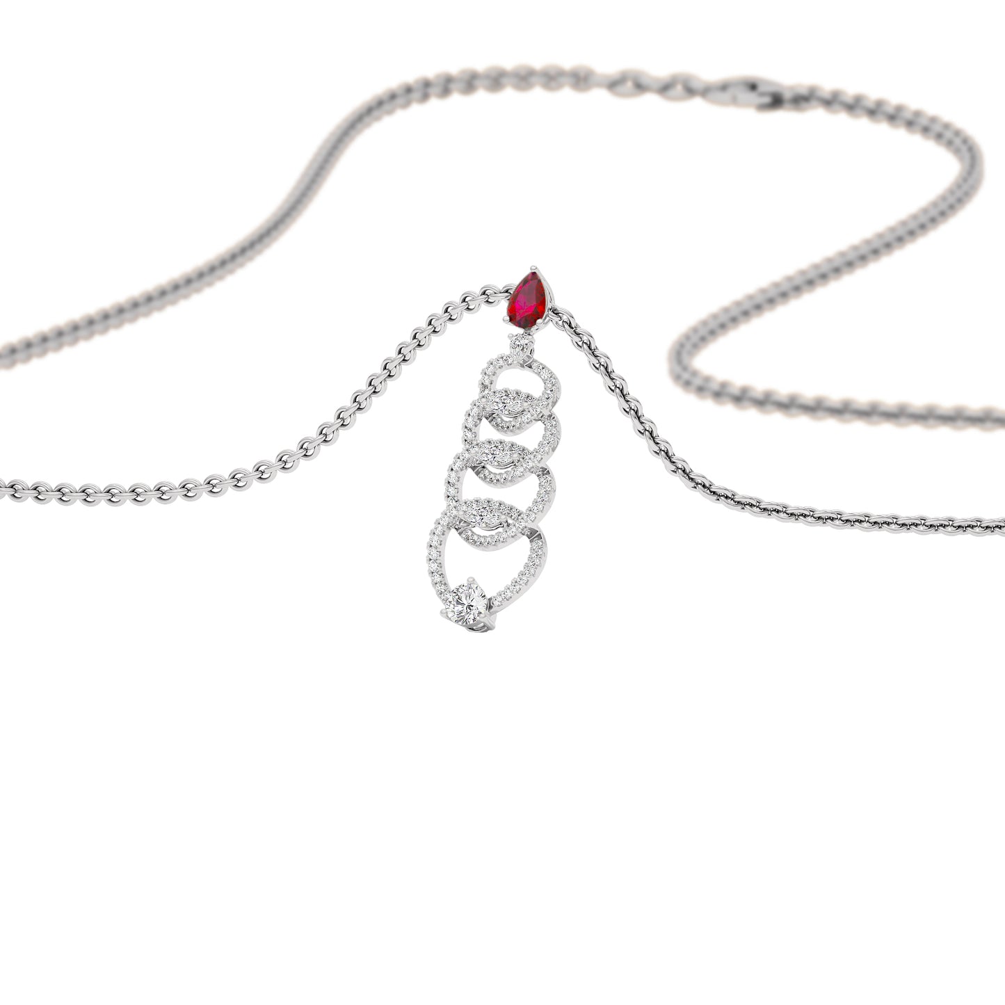 Enlighten Diamond Pendant 18 KT / White Gold