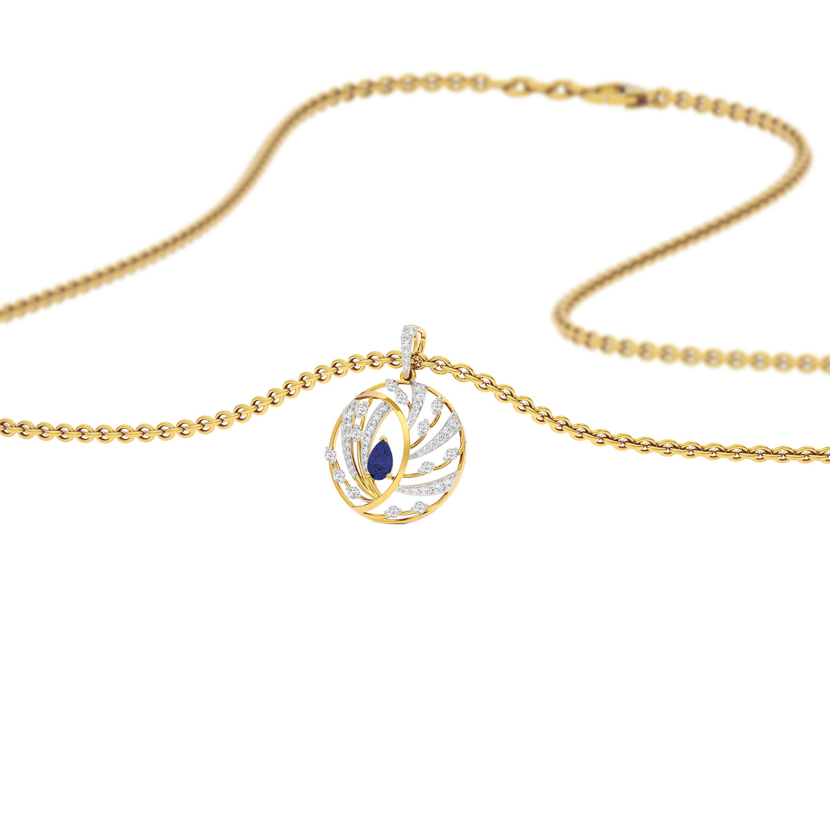 The Quest Diamond Pendant 18 KT / Yellow Gold