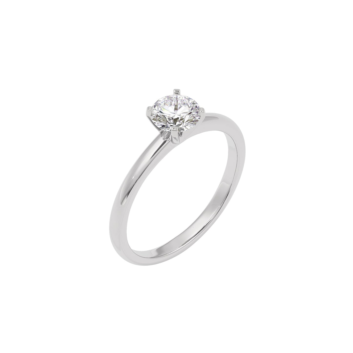 Infinite Classic Round Diamond Ring 18 KT / White Gold / 22