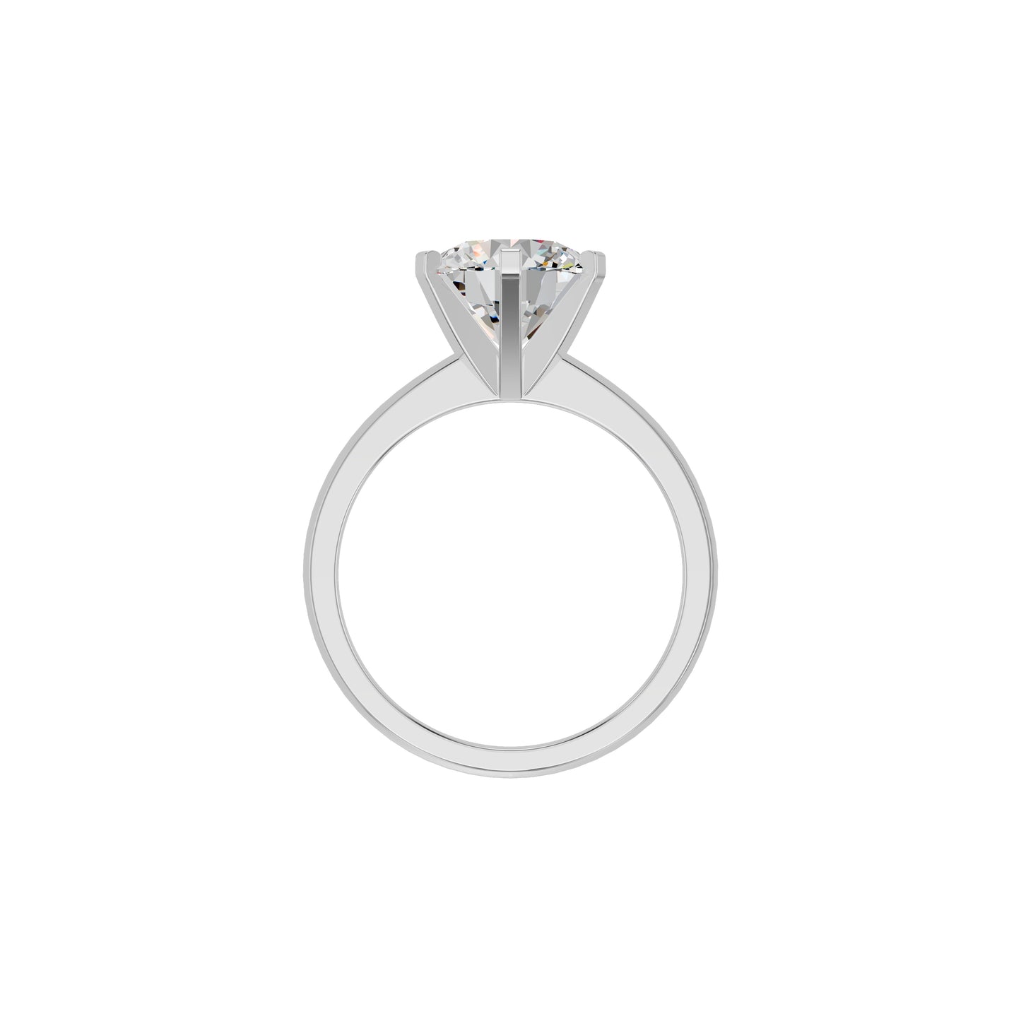 Radiant Allure Diamond Ring 18 KT / White Gold / 18