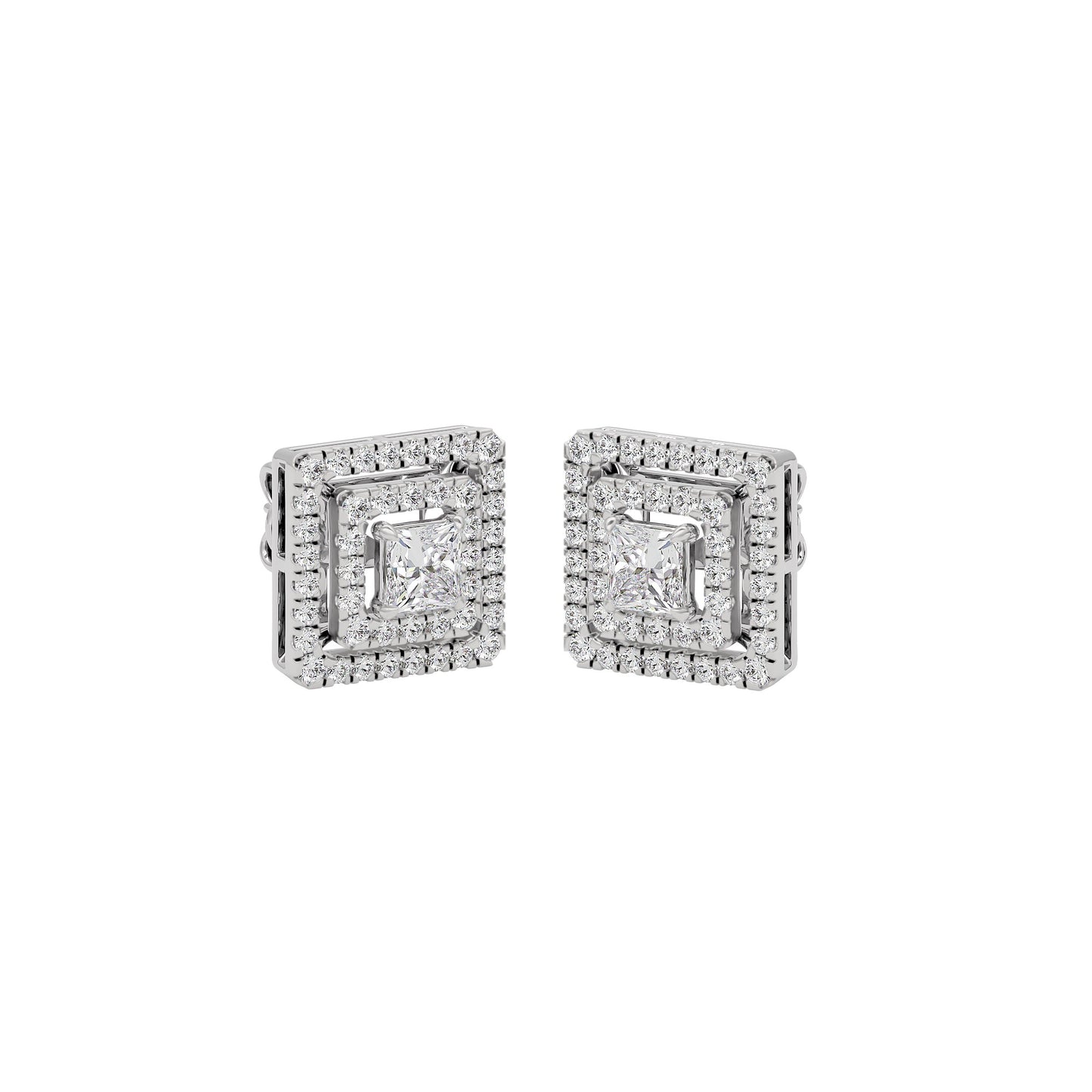 Regency Radiance Diamond Earrings 18 KT / White Gold