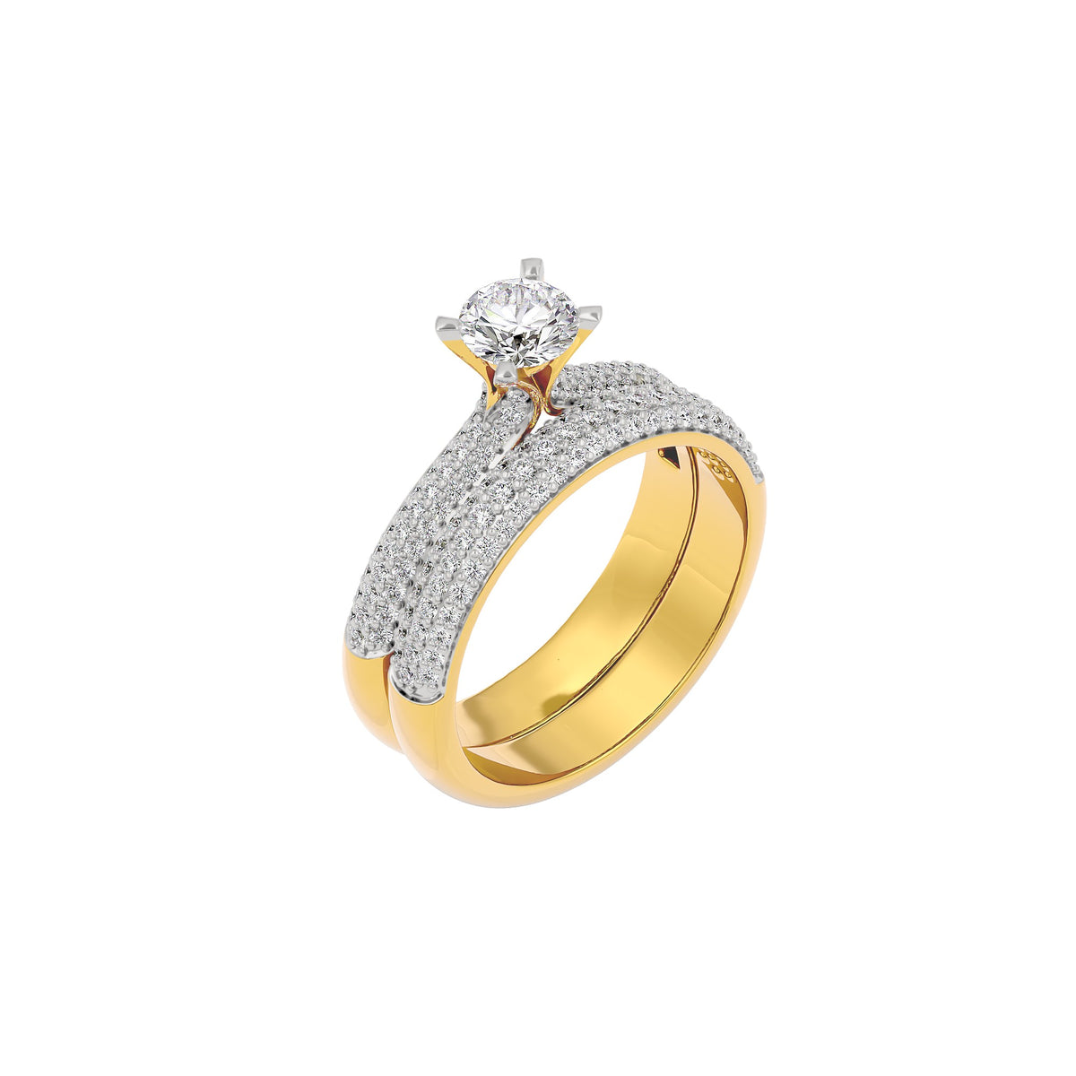 Enchanted Vow Diamond Ring 18 KT / Yellow Gold / 22