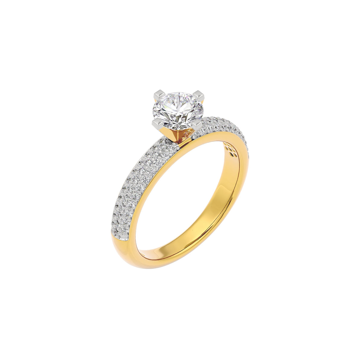 Velvet Vision Diamond Ring 18 KT / Yellow Gold / 22