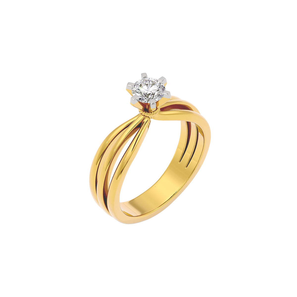 Secret Garden Diamond Ring 18 KT / Yellow Gold / 22