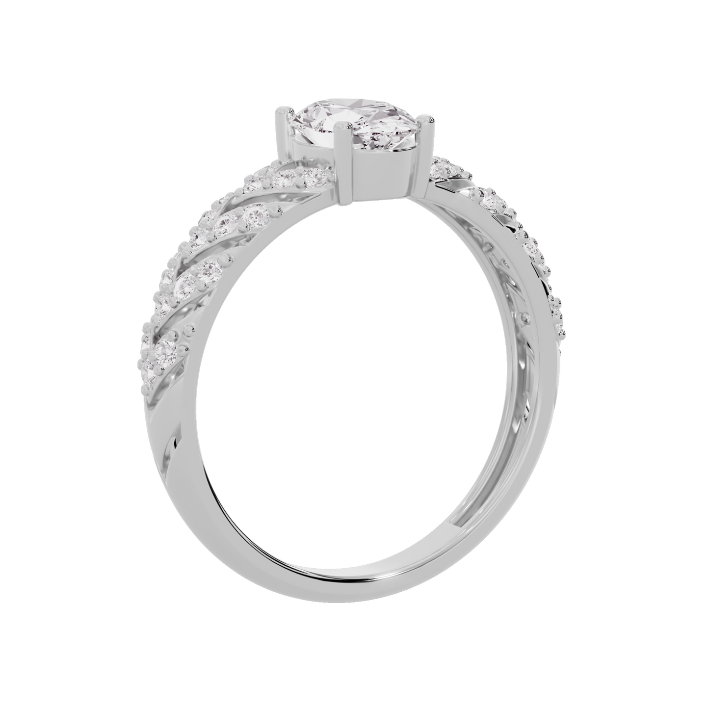 Radiant Reverence Diamond Ring