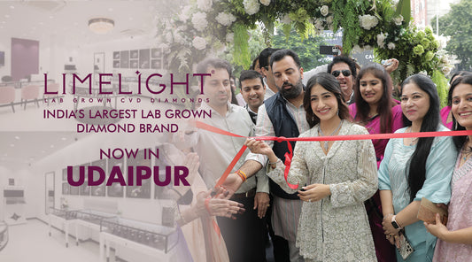 Grand Store Launch of Limelight Diamonds in Udaipur with Dhanashree Verma