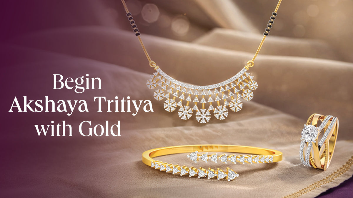 Buying gold for Akshaya Tritiya: 9KT vs 14KT vs 18KT gold for diamond jewellery guide