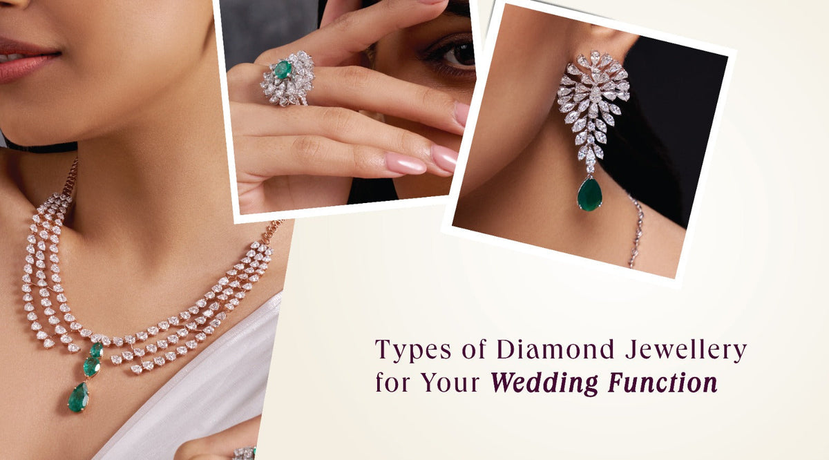 Types of Diamond Jewellery for Your Wedding Function