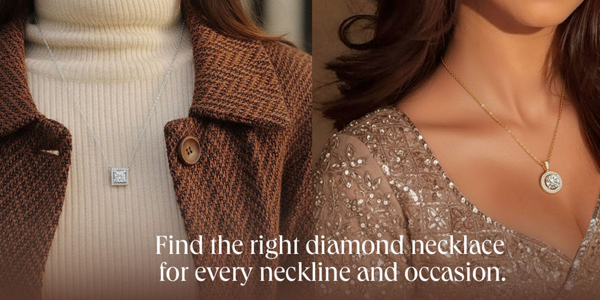 Diamond Necklace Style Guide: What Works with Every Neckline and Occasion