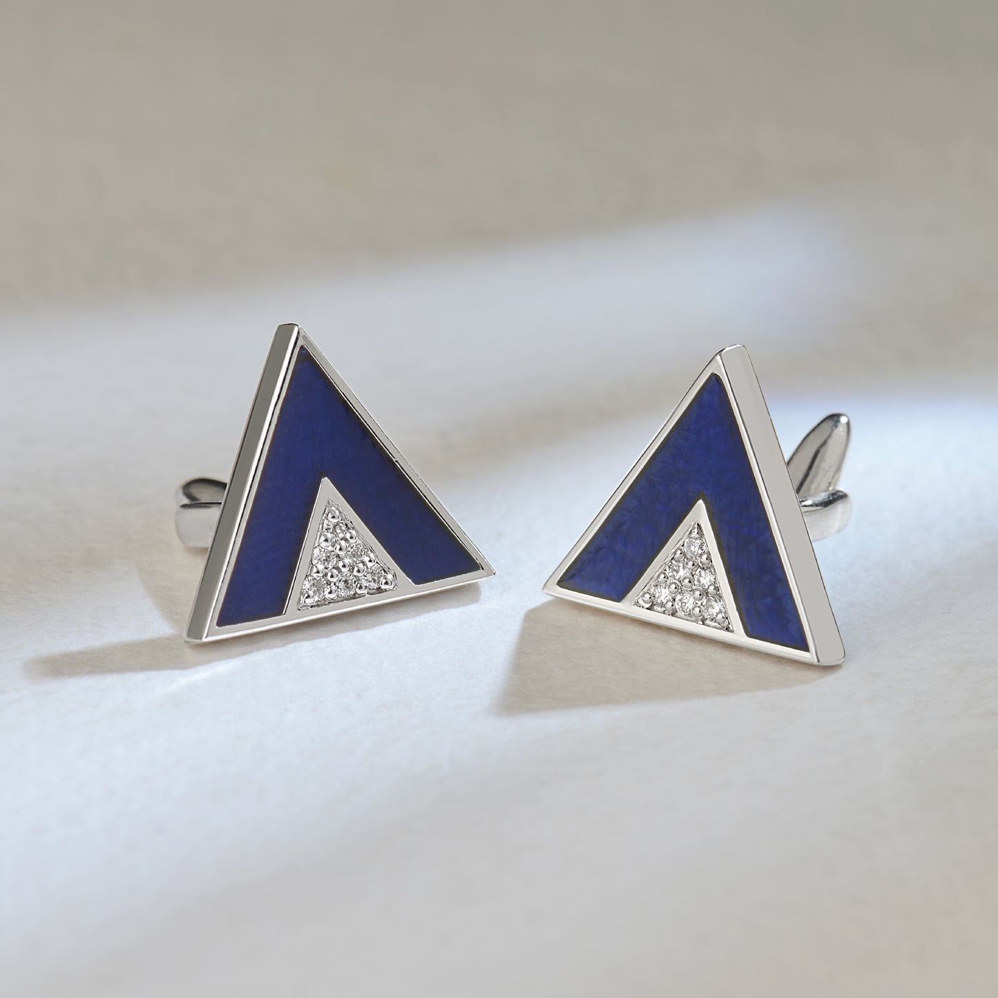Dual Trio Diamond Cufflinks
