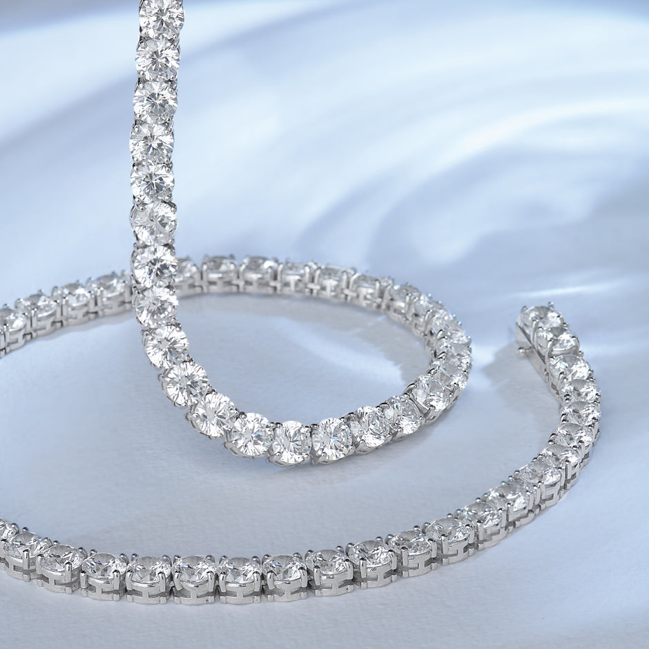 95 Cents Tennis Diamond Men's Neck Chain