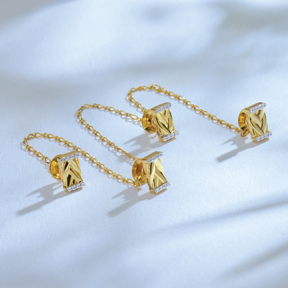Tressed Diamond Kurta Buttons
