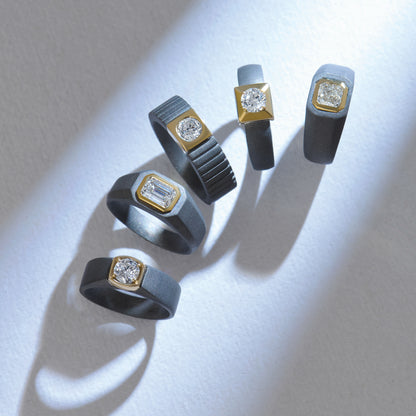 Slate Matte Titanium Ring