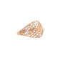 Orvella Lattice Dome Gold Ring
