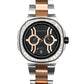 Royal Oakridge, 43MM Round Case, Quartz Analogue Watch with Metal Strap for Men, 100M Water Resistance