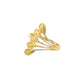 Aurelia Petal Burst Gold Ring