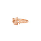 Abstract Spike Gold Ring