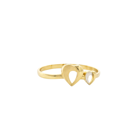 Velora Heart Glow Gold Ring