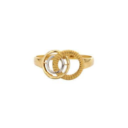 Aurexo Dual Orbit Gold Ring