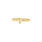Heartbeat Wave Minimal Gold Ring
