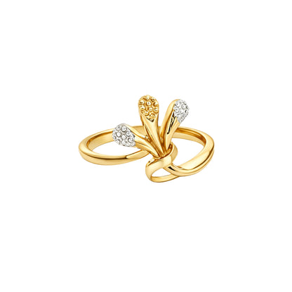 Bloom Burst Gold Ring