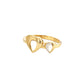 Velora Heart Glow Gold Ring