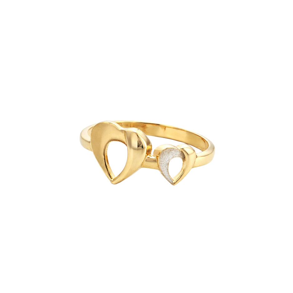 Velora Heart Glow Gold Ring