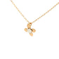 Golden Blossom Charm Gold Necklace